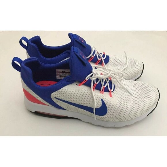 Nike Air Max Motion Racer 916771-100 White Ultramarine Solar Red Size 11 main image 4